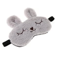 thumbnail image 1 of de Mujer Cubierta de Ojos de Dormir de Dibujos - gris Colco máscara de ojo de peluche niñas, 1 of 8