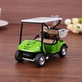 thumbnail image 2 of 1 36 Scale Alloy Pull Back Model Car High Simulation Golf Cart Toy(Yellow), 2 of 6