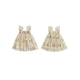 thumbnail image 2 of BemeyourBBs Toddler Baby Girls Fairy Baptism Dress Sleeveless Ruffle Sleeve 3d Floral Embroidery Summer Dress Cute Tulle Tutu Dress Birthday Wedding Party Princess Dress, 2 of 9