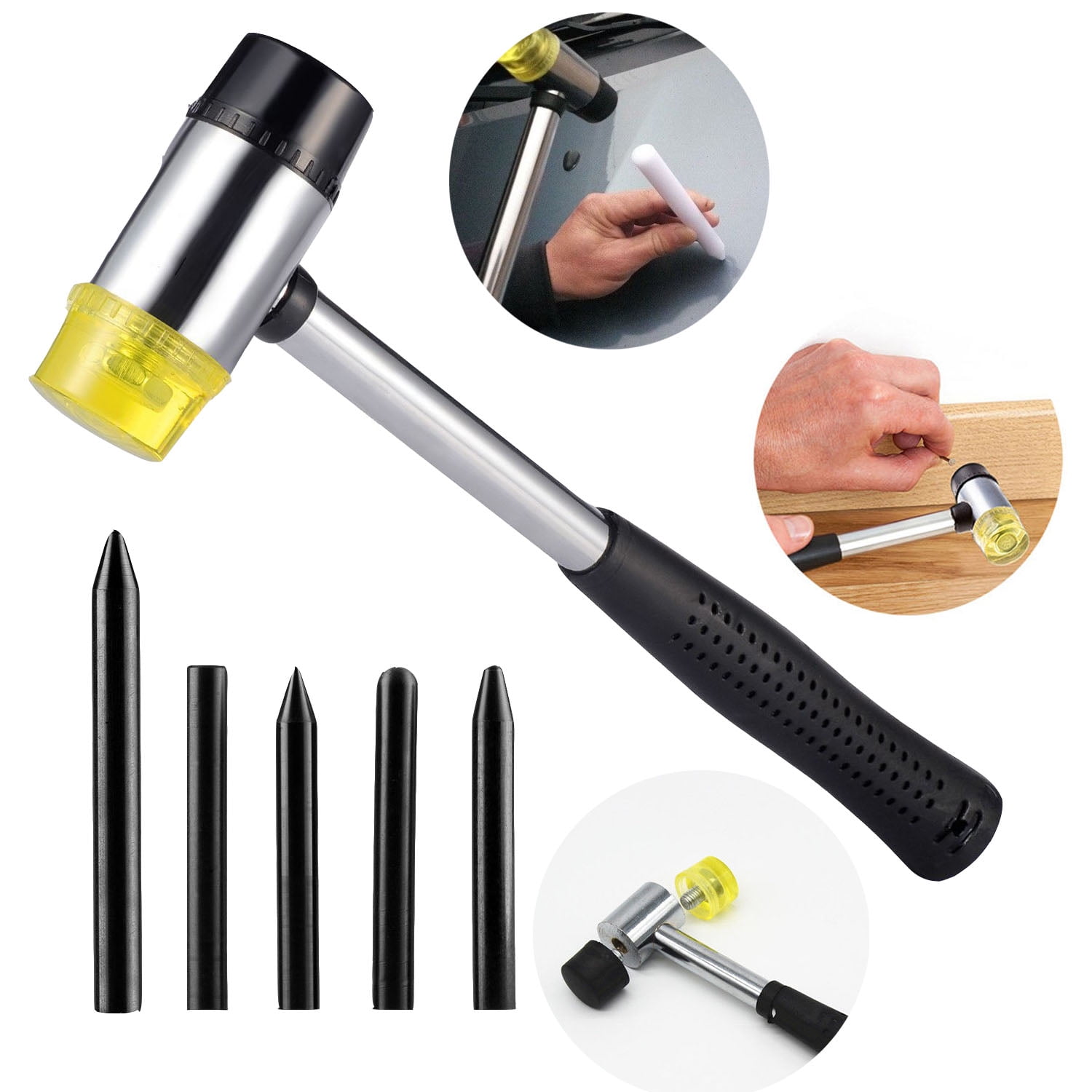 Grip a Dent Remover Tap Down Kits Rubber Hammer Dent Repair Tools