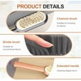thumbnail image 5 of 2 in 1 Scrub Suede Shoe Brush, Rubber Polish Eraser with Soft Plastic Bristles for Suede & Nubuck Cleaning, 5 of 7