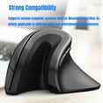 thumbnail image 2 of Mistaha Ergonomic Vertical Wired Mouse T27 with 7200DPI Optical Sensor and Silent Click Design, 2 of 7
