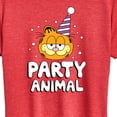 thumbnail image 3 of Garfield - Garfield Party Animal - Women's Short Sleeve Graphic T-Shirt, 3 of 5