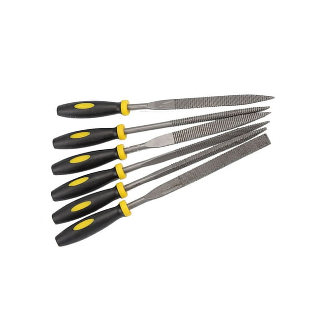 Ensemble de 6 Pcs/râpe de Menuiserie Carbone ;;; ;;; ;;;;; Râpe en Acier pour Enlever les Meules, Polissage, Râpe de Procédé Grossier, Trousse 4x160 mm
