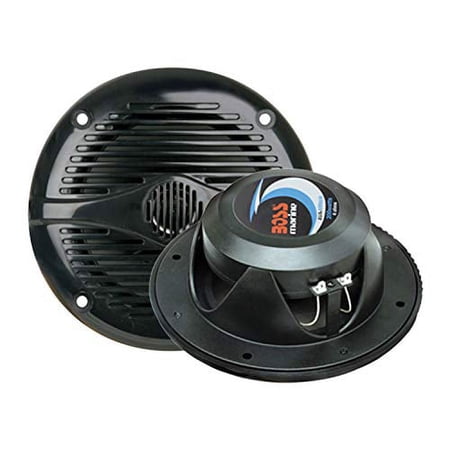 BOSS Audio Systems MR50B 150 Watt Per Pair  5.25 Inch  Full Range  2 Way Weatherproof Marine Speakers Sold in Pairs