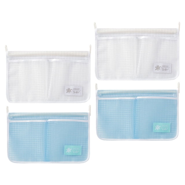WHAMVOX 4pcs Deep Freezer Baskets as Fridge Accessories for Home Organization Mesh Material
