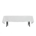 thumbnail image 4 of BalsaCircle 6 Pieces 60" x 102" White Rectangle Polyester Tablecloths Table Cover Linens, 4 of 8