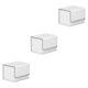 thumbnail image 2 of Ounissouiy Caja de almacenamiento de tarjetas comerciales Organizador de gran capacidad Estuches coleccionables para juegos Organización de Blanco 3Conjunto, 2 of 6