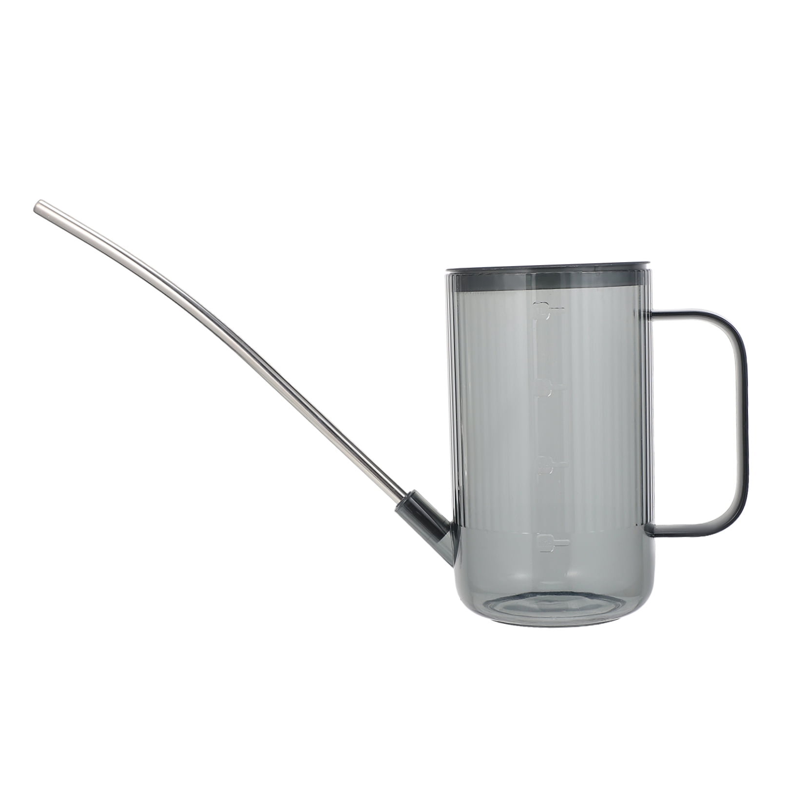 RENACLIPY Grey Plastic Watering Can with Spout for Indoor and Outdoor Garden Plants, 1 Piece Watering Kettle