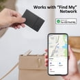 thumbnail image 4 of Graflsoa Slim Card-Style Bluetooth Tracker for iOS Devices - iCard01 with Built-in Battery, Black, 40m Range, 75dB Sound Alert, 2-Year Battery Life, 4 of 6