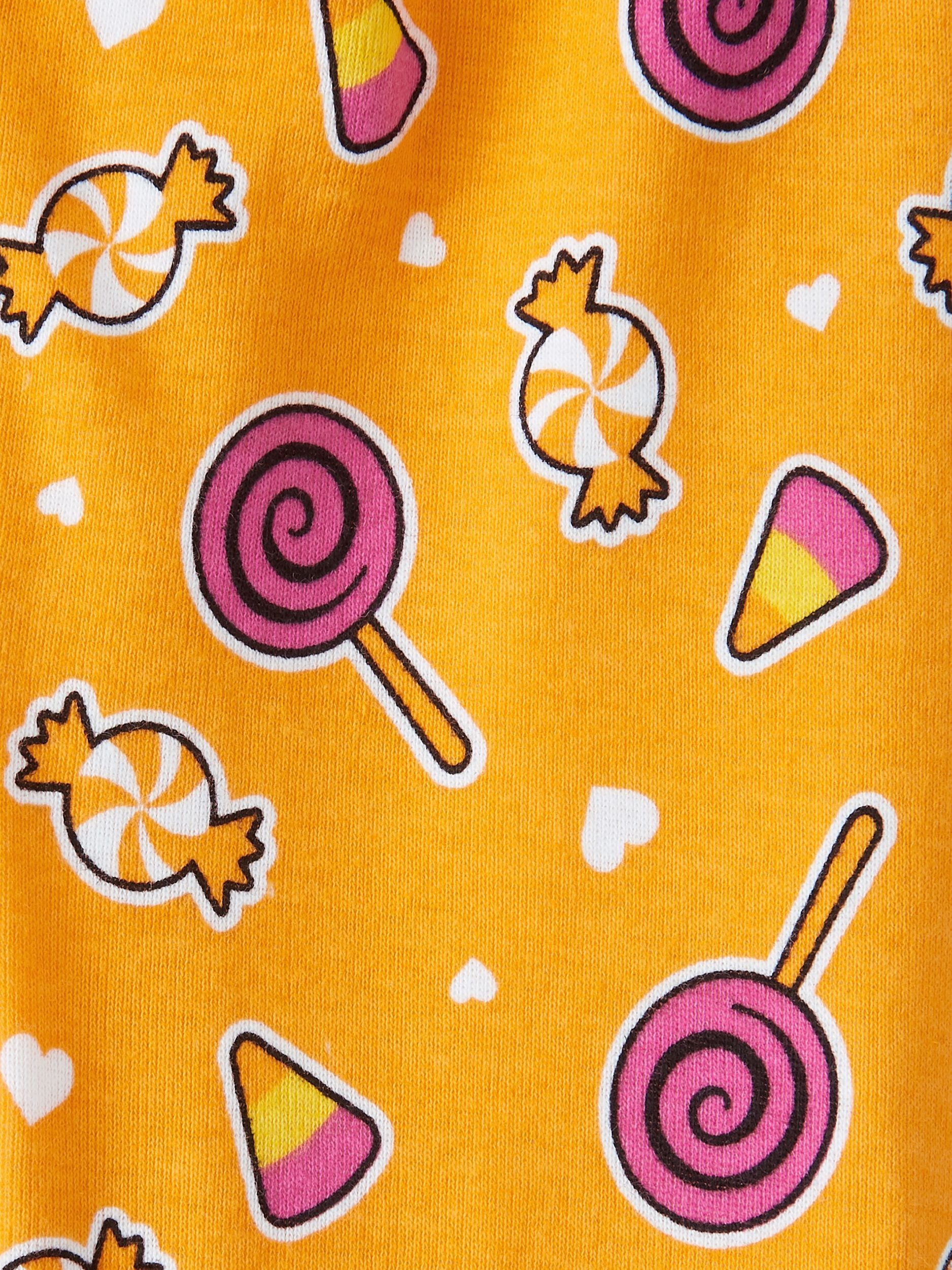 Halloween Glow-in-the-Dark Cotton Tight Fit Pajamas, 2-piece Set (Baby Girls)