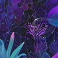 thumbnail image 4 of Yayeee Shower Curtain with Hooks 72"x72" Waterproof Fabric Bathroom Hanging Decor, Purple Mushrooms Pattern, 4 of 5