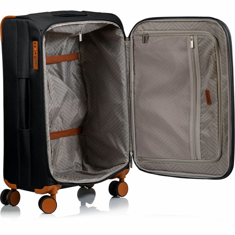 Champs Classic 3-Piece Softside Luggage Set Black with Spinner