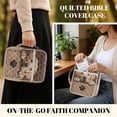 thumbnail image 2 of FOR U DESIGNS Golden Retriever Pattern Bible Cover for Women Large Capacity Carrying Organizer Bag Quilted Bible Holder Case Bible Bag Christian Bible Accessories, 2 of 7