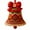 Red, variant on DIY Crochet Christmas Bell Ornament, Beginner Christmas Crochet Kit, Hand-Knitted Xmas Bell Decoration, for Crafts Lovers Xmas Gift Crochet Kit