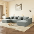 thumbnail image 2 of Newboti Furniture Corduroy U Shaped Sectional Sofa Couch, Reversible & Spacious, Ultimate Comfort with Plush Cushions, Perfect for Modern Living Rooms 69408, 2 of 5