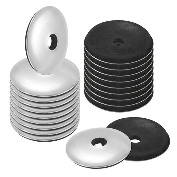 30-Pack EPDM Bonded Sealing Rubber Washers, 304 Stainless Steel #12 x 1" OD Neoprene Rubber Washer Gasket