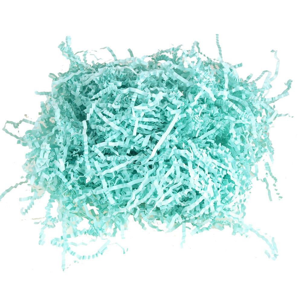 Crinkled Paper Shreds Packaging, 2Ounces, Blue