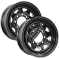 thumbnail image 1 of eCustomrim 2-Pack Trailer 16X6 16" 8 Lug Black Steel Spoke Rim Wheel, 1 of 4