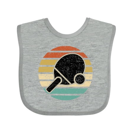 

Inktastic Table Tennis Ping Pong Gift Baby Boy or Baby Girl Bib