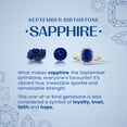 thumbnail image 6 of ANGARA Natural Oval Blue Sapphire Halo Ring with Diamond Accents in 14K White Gold for Women (Size-5x3mm) | September Birthstone, Anniversary, Jewelry Gift for Women | Natural Blue Sapphire Ring, 6 of 9