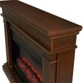 thumbnail image 6 of Bowery Hill Traditional Solid Wood Electric Fireplace in Dark Walnut, 6 of 7