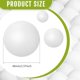 thumbnail image 2 of 100pcs Pong Balls 40mm Beer Balls Bulk Washable Small Game Balls for Carnival Pool Games Decoration Pet Toys, 2 of 5