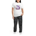 thumbnail image 5 of CafePress - Adorable Floral Unicorn Pajamas - Women's Short Sleeve Print T-Shirt and Pants Light Cotton Pajama Set, 5 of 7