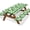 Leaf, variant on Palm Leaf Picnic Table Cover with Bench Covers,Hawaii Green Leaves Theme Decor,Tropical Botanical Tablecloths,for 5 Ft Rectangle Tables and Seats,with (30x60 Inches)