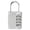 B, variant on QIDESHIP Combination Lock, Combination Lock, Combination Lock 4 Digit Combination Padlock Outdoor School Lock Gym Locks