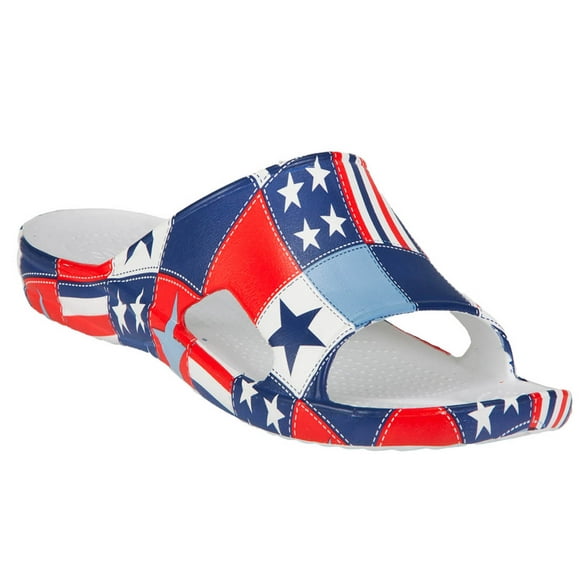 Men's Loudmouth Slides Betsy Ross Size 12