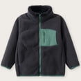 thumbnail image 2 of RYRJJ Boys Girls Fuzzy Outerwear Jacket Kids Soft Comfy Fleece Jackets Fall Winter Full Zip Warm Coat with Pockets, 2 of 5