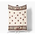 thumbnail image 2 of unique Rustic Country Throw Blankets, Primitive Barn Star Cozy Warm Bed Couch Blanket, 2 of 5