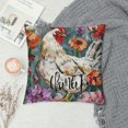 thumbnail image 2 of Life is Better with Chickens Chicken Throw Pillow Covers Couch Home Cushion Cover, Funny Farm Farmhouse Chicken Sofa Living Room Bed Decorative Pillow Cases Pillowcase, 2 of 5