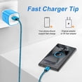 thumbnail image 2 of Fast Charger USB Wall Charger Type C Charger with 6FT Type C Cable Fast Charging Android Charger, USB C Charging Cable USB Cables for Samsung Galaxy, Android, Blue, 2 of 8