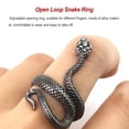 thumbnail image 3 of Sonducket Anillos de tamaño ajustable Tendencia de modelado de animales Anillo de amistad exagerado abierto Suministro de joyería de aleación Ropa, zapatos y accesorios Miscelánea Negro, 3 of 6