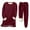 Red#fleece sweatsuits 2pcs sets womens under $20.00, variant on FAVIPT Women Fleece Set,Women's Solid Color Long Sleeve Crewneck Sweatshirts Tops and Plush Pants Sets Winter Casual Sherpa Lined Warm Sweatsuit Outfits