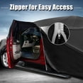 thumbnail image 3 of Unique Bargains  190T PU Pickup Truck Cover for Ford F150 Crew Cab 4 Door 6.5 Feet Bed 2004-2021 Sun Rain Dust Wind Snow Protection Black, 3 of 6