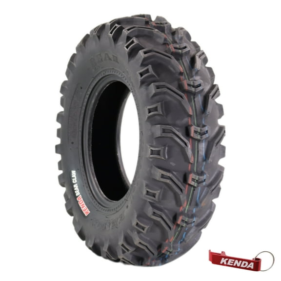 Kenda Bear Claw 23x8-11 Front Off-Road Tire for All-Terrain (ATV), Utility Task (UTV), & Side-by Side (SXS) Vehicles 23/8-11 w/ Keychain