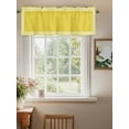 thumbnail image 2 of Valances for Windows Yellow Abstract Art Rod Pocket Cafe Window Treatments Valance Curtains for Kitchen Bathroom Laundry Basement Windows 54"x18", 2 of 9