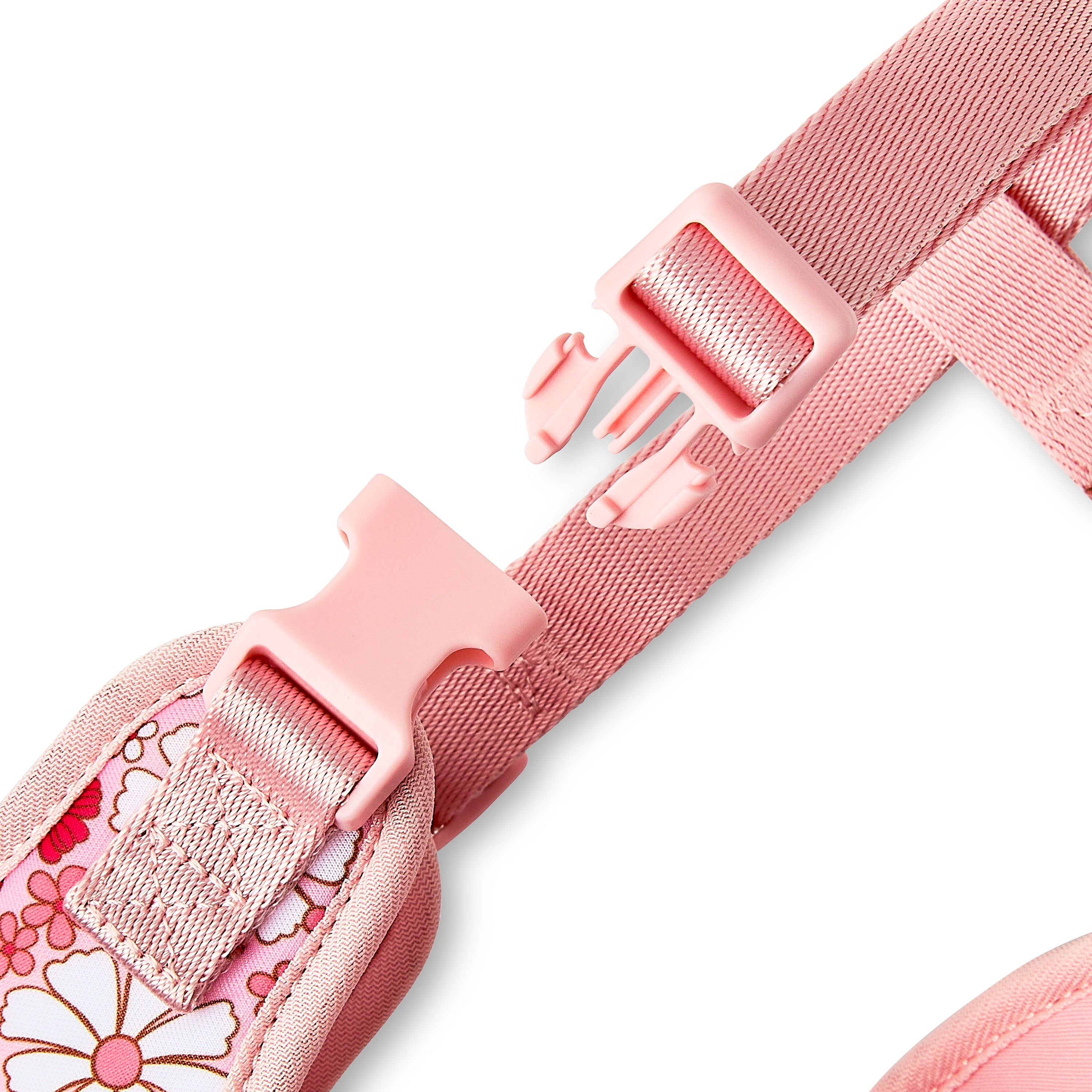 Vibrant Life Polyester & Spandex Floral Adjustable Dog Harness, Pink, Medium