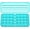Cyan, variant on Monthly Pill Organizer 1 Times a Day, 30 Day Pill Box Organizer,One Month Pill Case for Travel, 31 Day Daily Medcine Container for Vitamins, Supplement & Medication(Black)