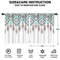 thumbnail image 2 of Blackout Kids Curtains,Multicolor Ethnic Geometric Border Pattern Childrens Insulated Curtains Set Of 2,Bedroom Essentials,Toddler Room Decor 52x63in(132x160cm), 2 of 5
