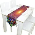 thumbnail image 5 of EREHome Colorful Brightcircles Table Runner Table Top Decoration Home Decor 13x70 inches, 5 of 5