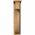 thumbnail image 2 of 5 1/2"W x 14"D x 26"H Del Monte Smooth Corbel w/Backplate, Western Red Cedar, 2 of 9