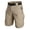 Khaki, variant on Zimjoy Men's Big and Tall Cargo Shorts Multi Pocket Velcro Tabs Knee-Length Shorts Tactical Elastic Back Waist Ripstop Waterproof Shorts, Khaki L