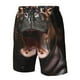 thumbnail image 4 of Fotbe Playful Baby Hippo Splash Trajes de Baño Estampados para Hombre, Shorts de Verano de Secado Rápido, Ropa de Playa, Bañadores-3X-Large, 4 of 6