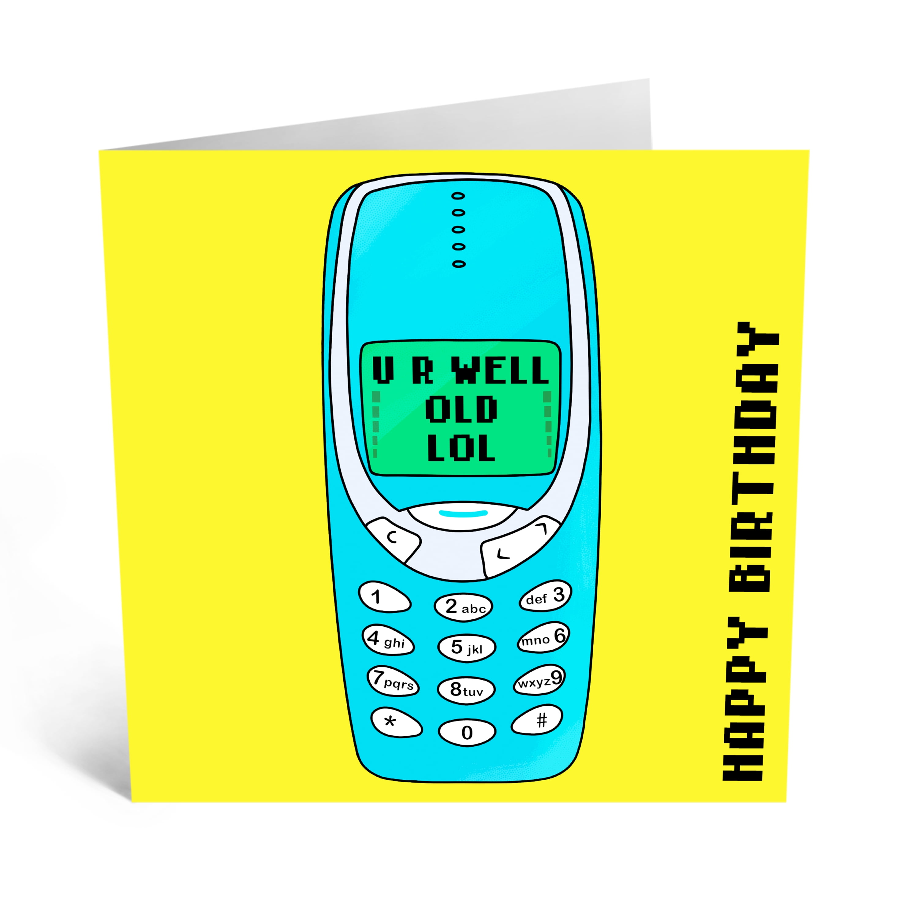 Central 23 Retro Birthday Card For Friends Nokia 3310 Funny 