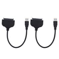 thumbnail image 6 of 2pcs Portable HDD Adapter USB 3.0 to SATA 2.5 Adapter Cable Support for Windows XP 32/64 Bit, 6 of 8