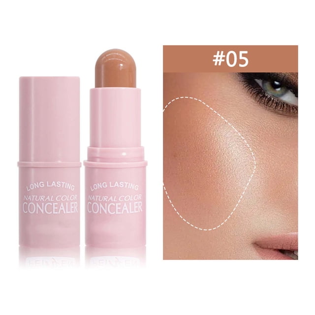 Xihbxyly Corrector En Crema, Cobertura Ligera para Ojeras, Fórmula Hidratante para Un Acabado Impecable, Duración Durante Todo El Día Sin Obstrucciones, Oculta Imperfecciones y Manchas, Imprescindibl